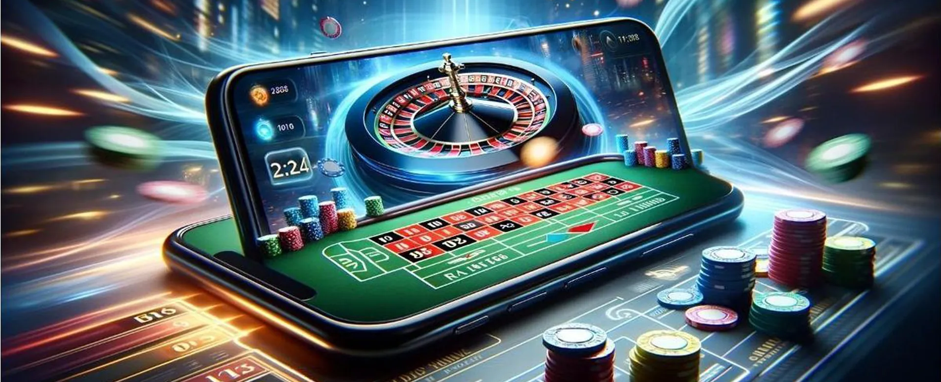 nn777 Mobile App on a smartphone, showcasing golden casino interface